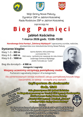 Bieg Pamięci już 1 marca!